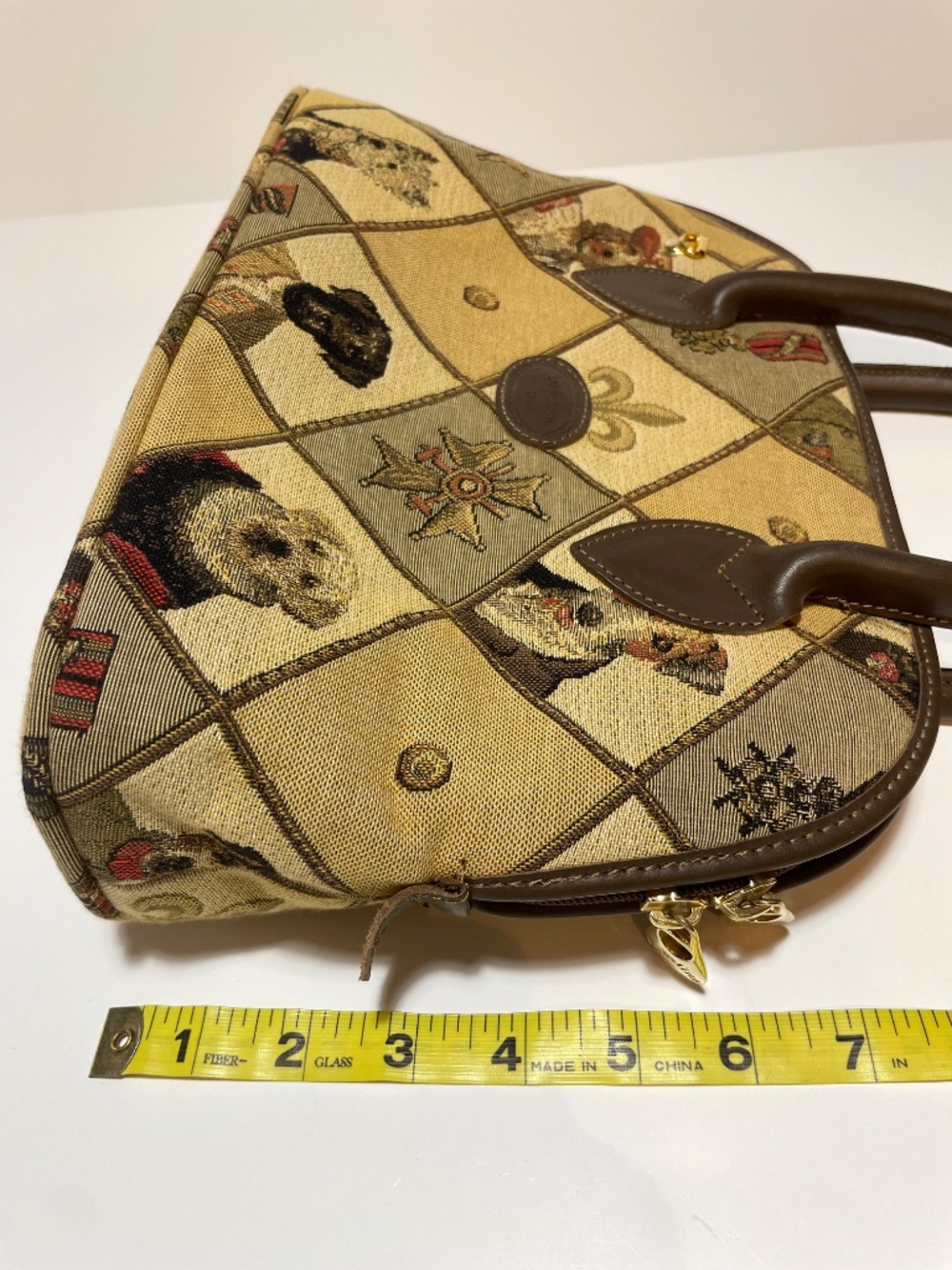 Vintage Dog Tapestry Crossbody Purse by Gobelins Art - Picture 4 of 11